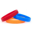 3/4" Embossed Silicone Wristbands